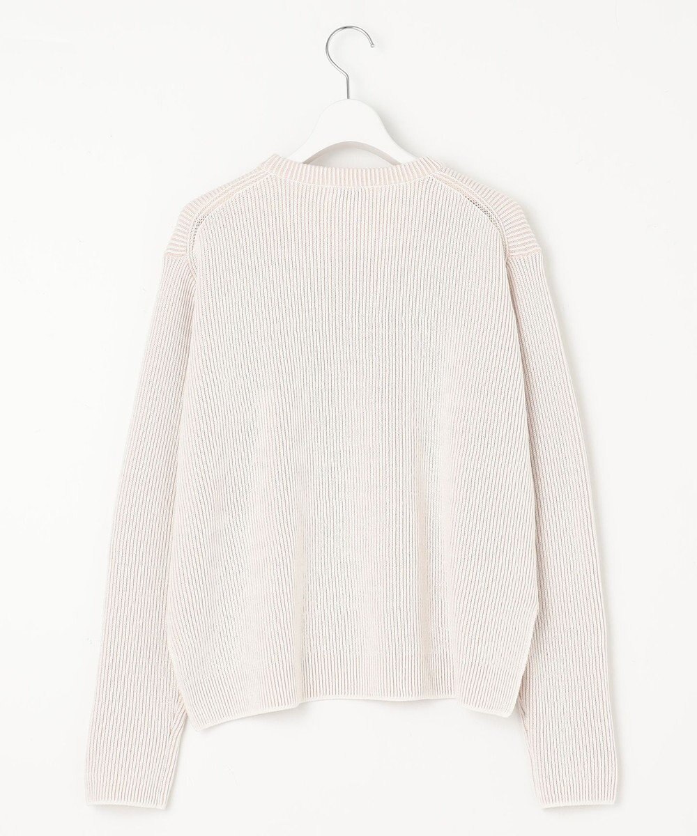 J.PRESS LADIES L 【WEB限定カラーあり・洗える】CLEAR COTTON BLEND サイドスリット ニット 