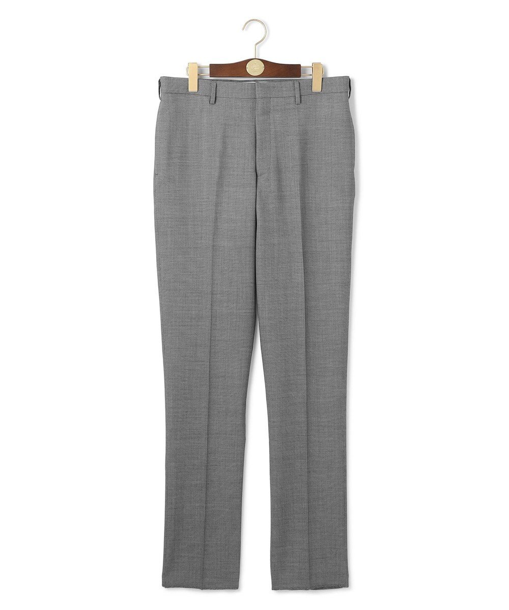 J.PRESS MEN 【Peppin Merino Comfort】【ウォッシャブル可 / 折り目加工】バーズアイ スラックス / ノータック 