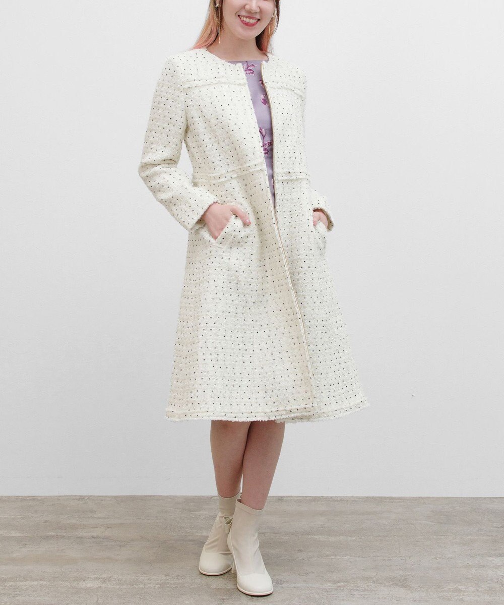 TOCCA 【消臭】SWEET TWINKLE ツイードコート 