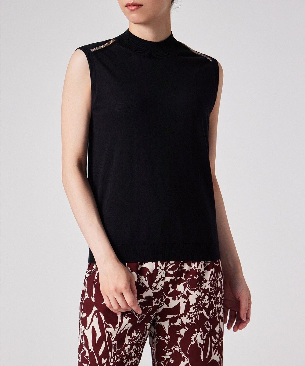 Paul Smith パイピングストライプ ノースリーブ ニット 