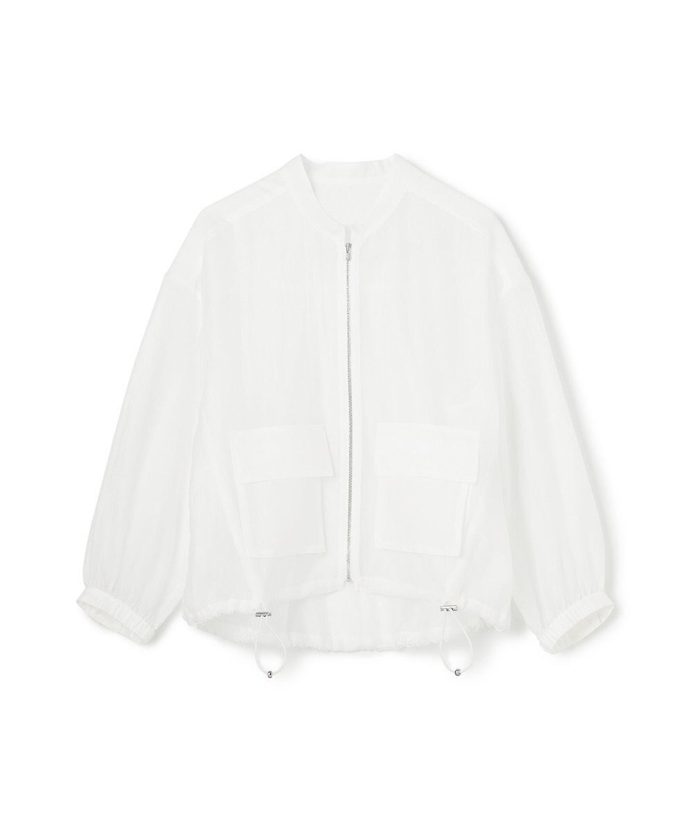 GRACE CONTINENTAL シアードレープブルゾン 