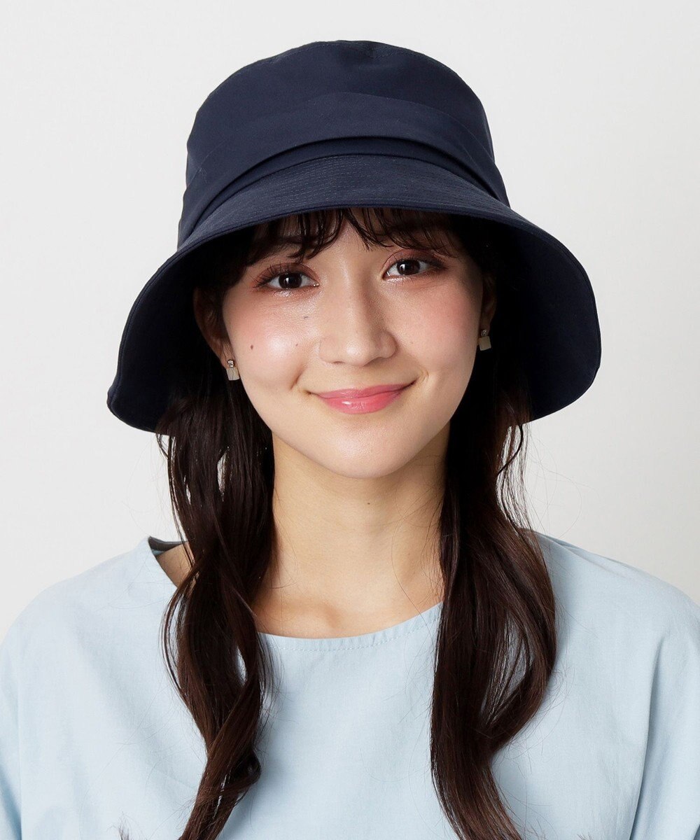 MOONBAT 【洗える】FURLA(フルラ) シャンブレー中つばダウンハット 