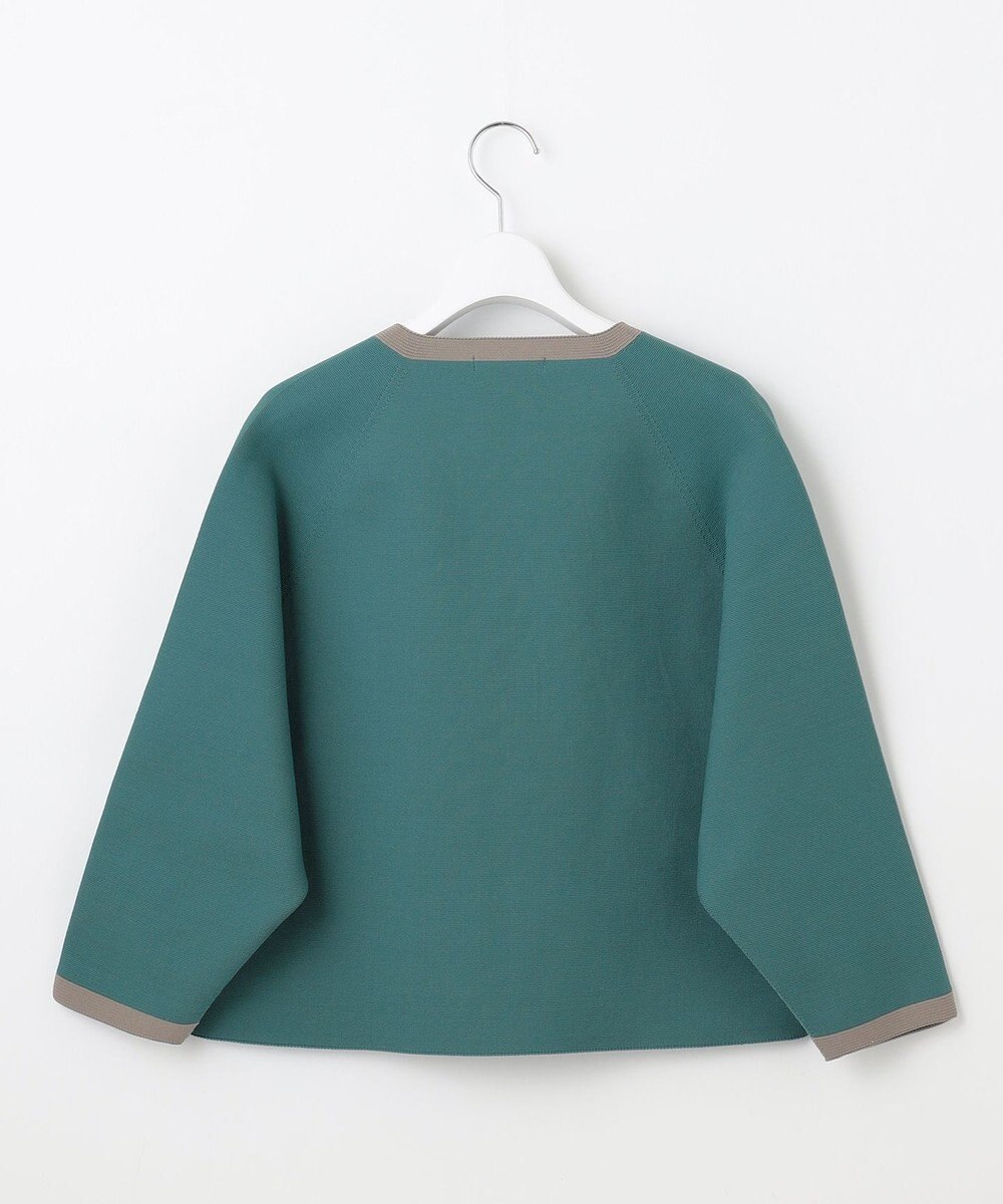 自由区 L 【洗える】ポリエステルホールガーメントボレロ ニット 