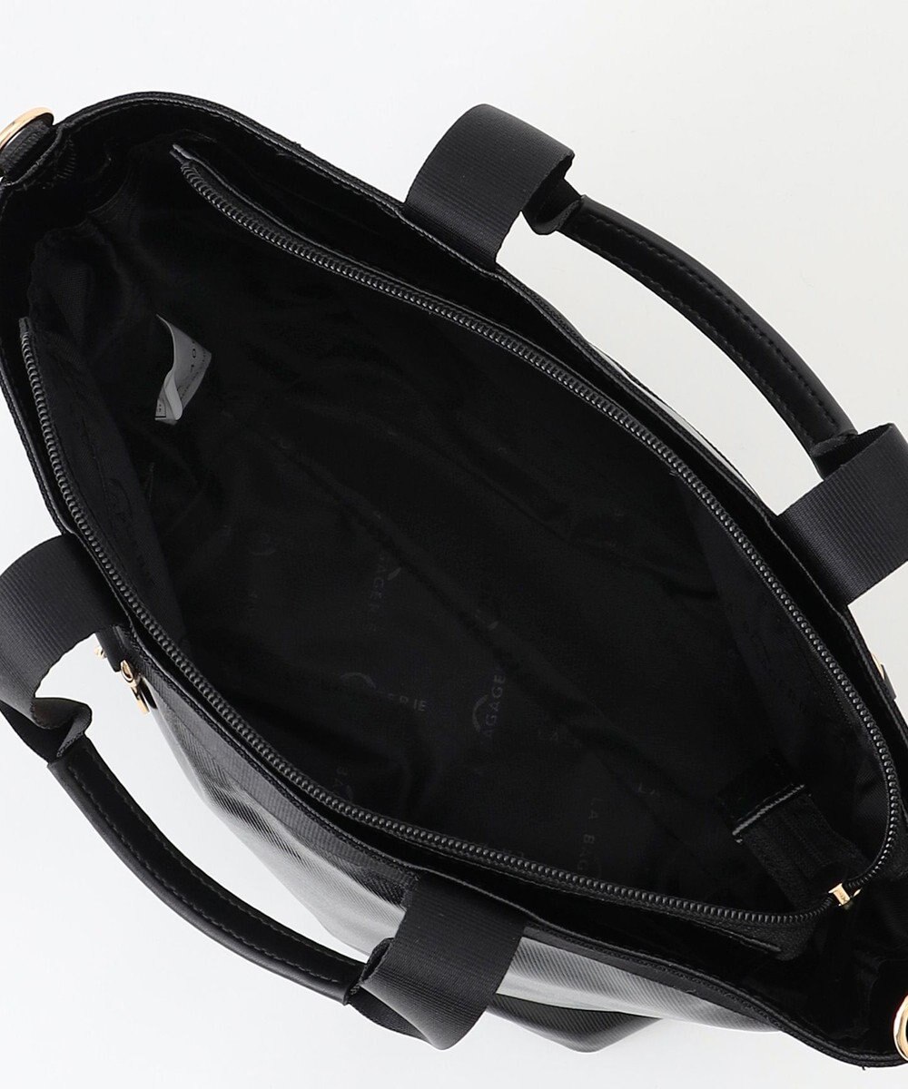 LA BAGAGERIE 【コットン×ポリウレタン】シャイニーミニトート 