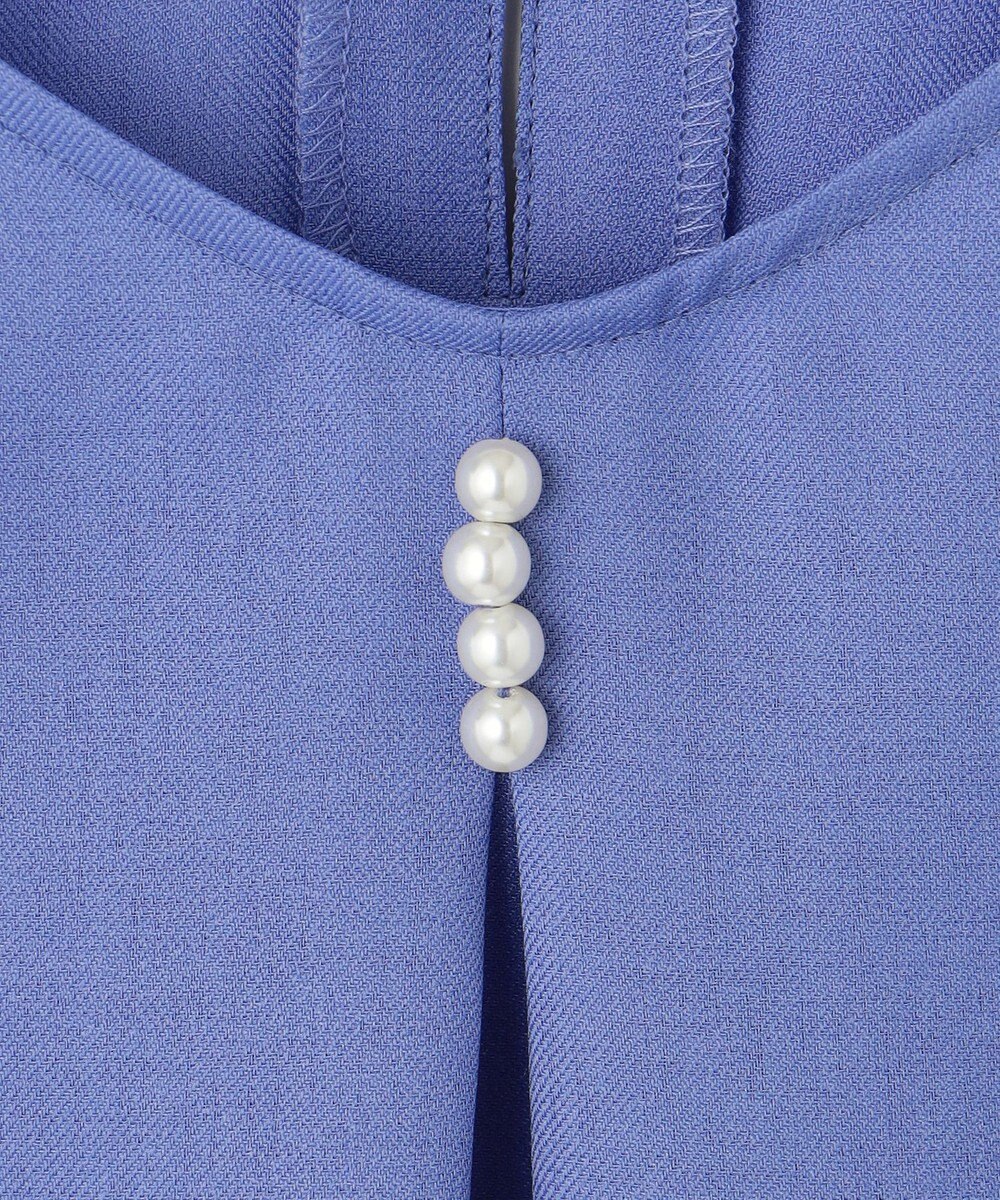 ANY SIS S 【接触冷感・UVカット・速乾】スムージーポリエステル フレアスリーブ ブラウス 