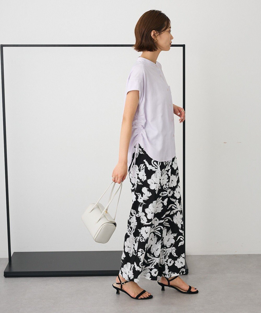 CRAFT STANDARD BOUTIQUE レーヨン総柄ワイドパンツ 