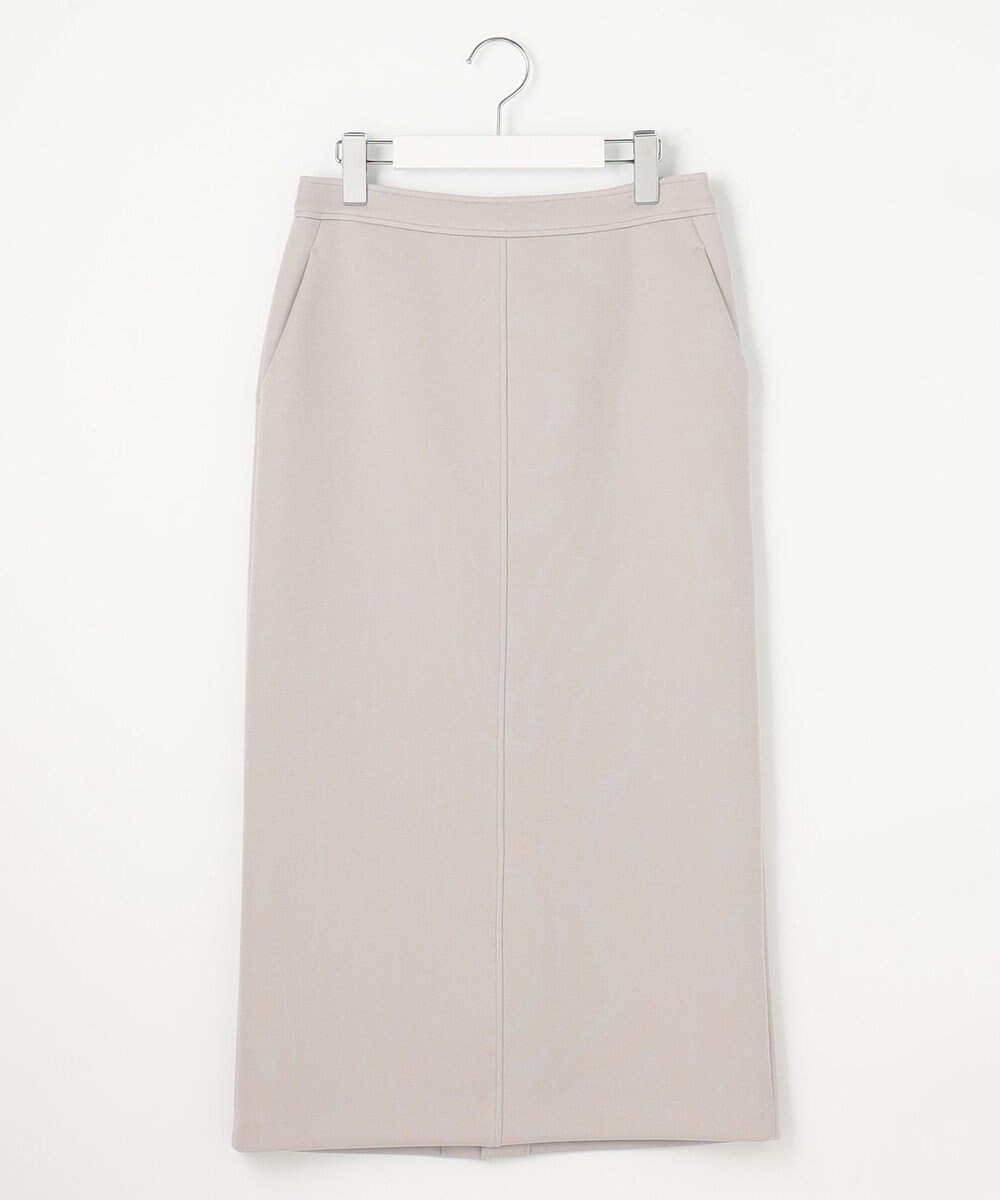 J.PRESS LADIES 【洗える】ダンボールジャージー ナロー スカート 