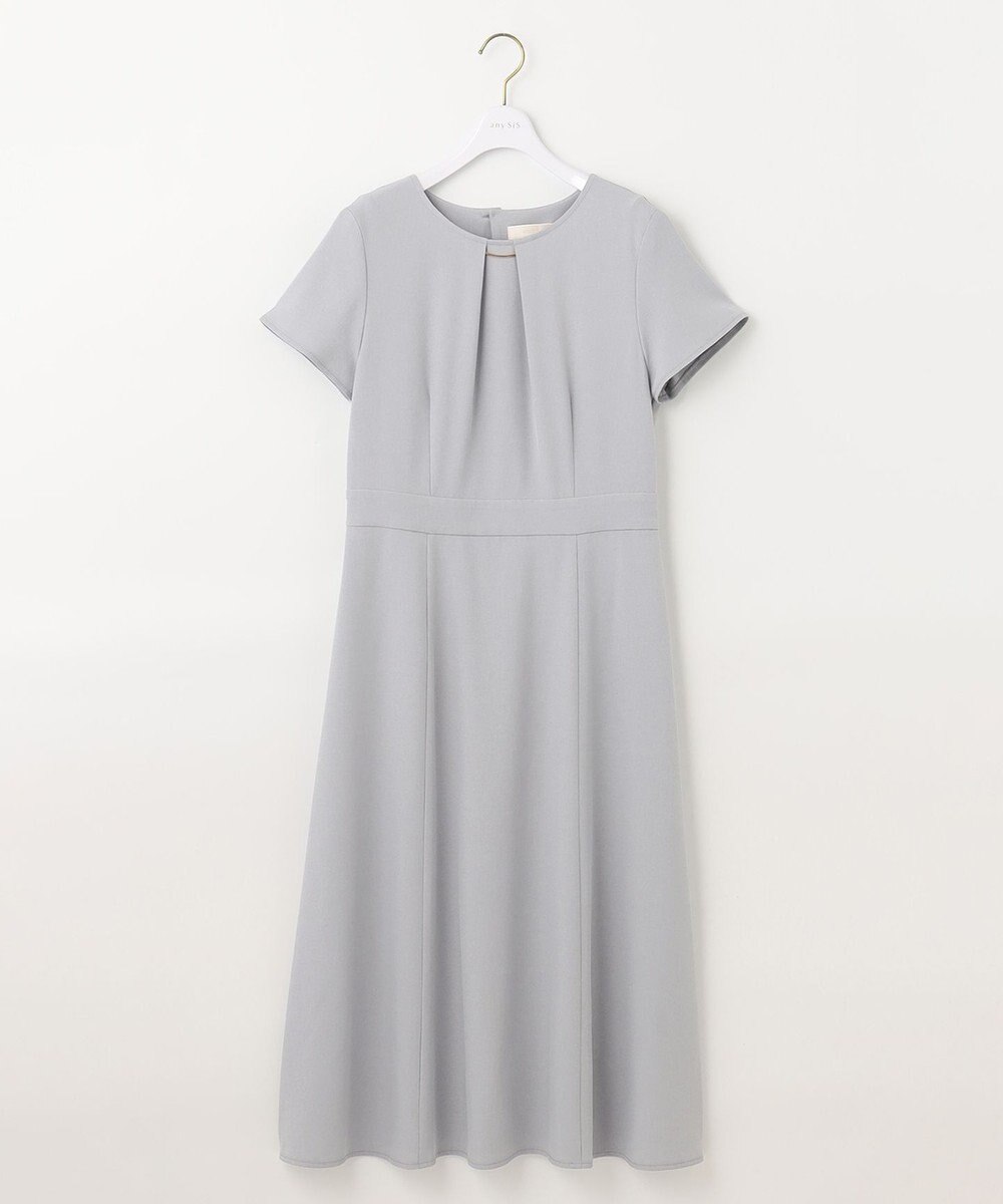 ANY SIS 【WEB・一部店舗限定】リネンライクポリエステル ワンピース 