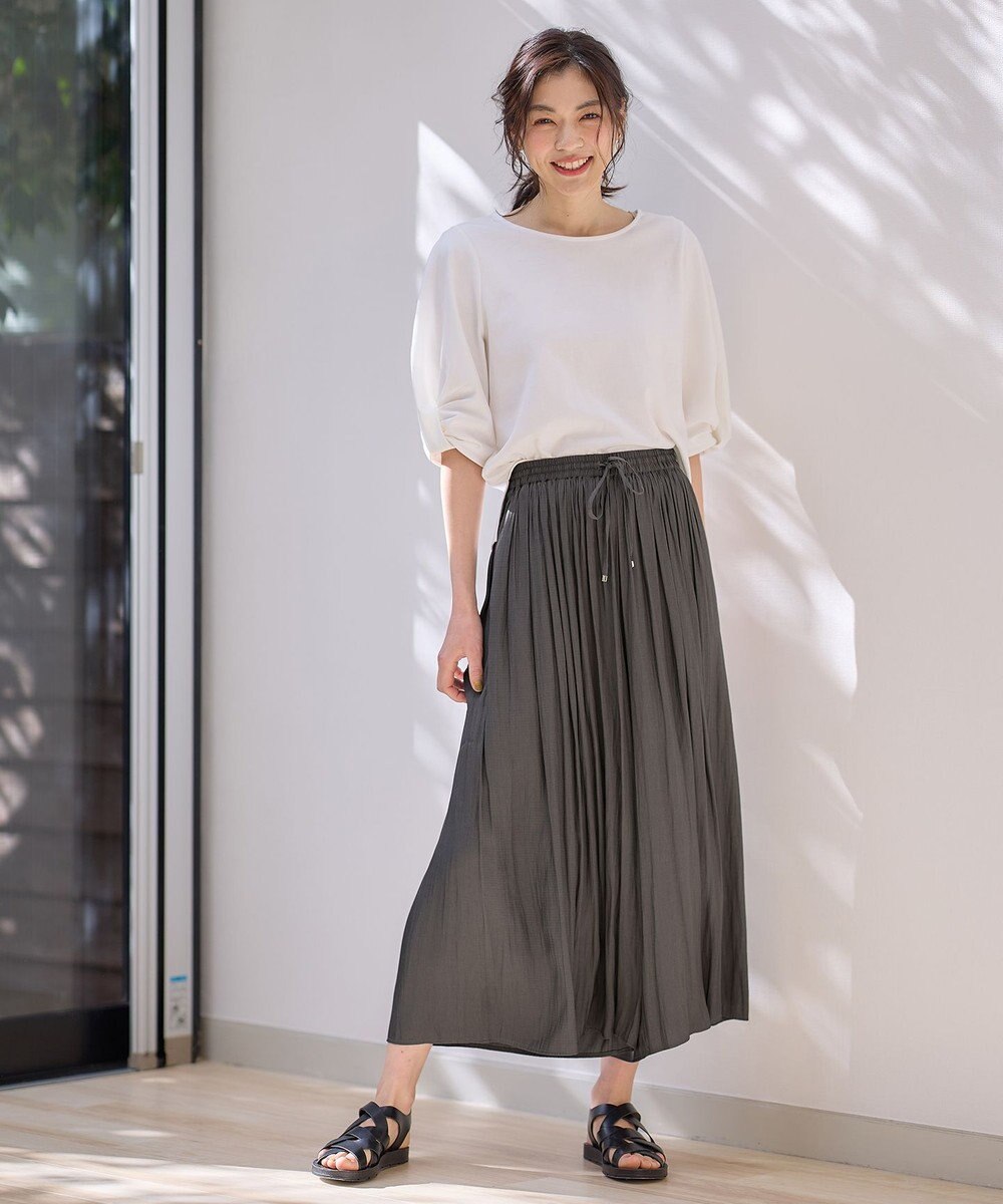 ANY 【ウエストゴム】リラックススカーチョ 