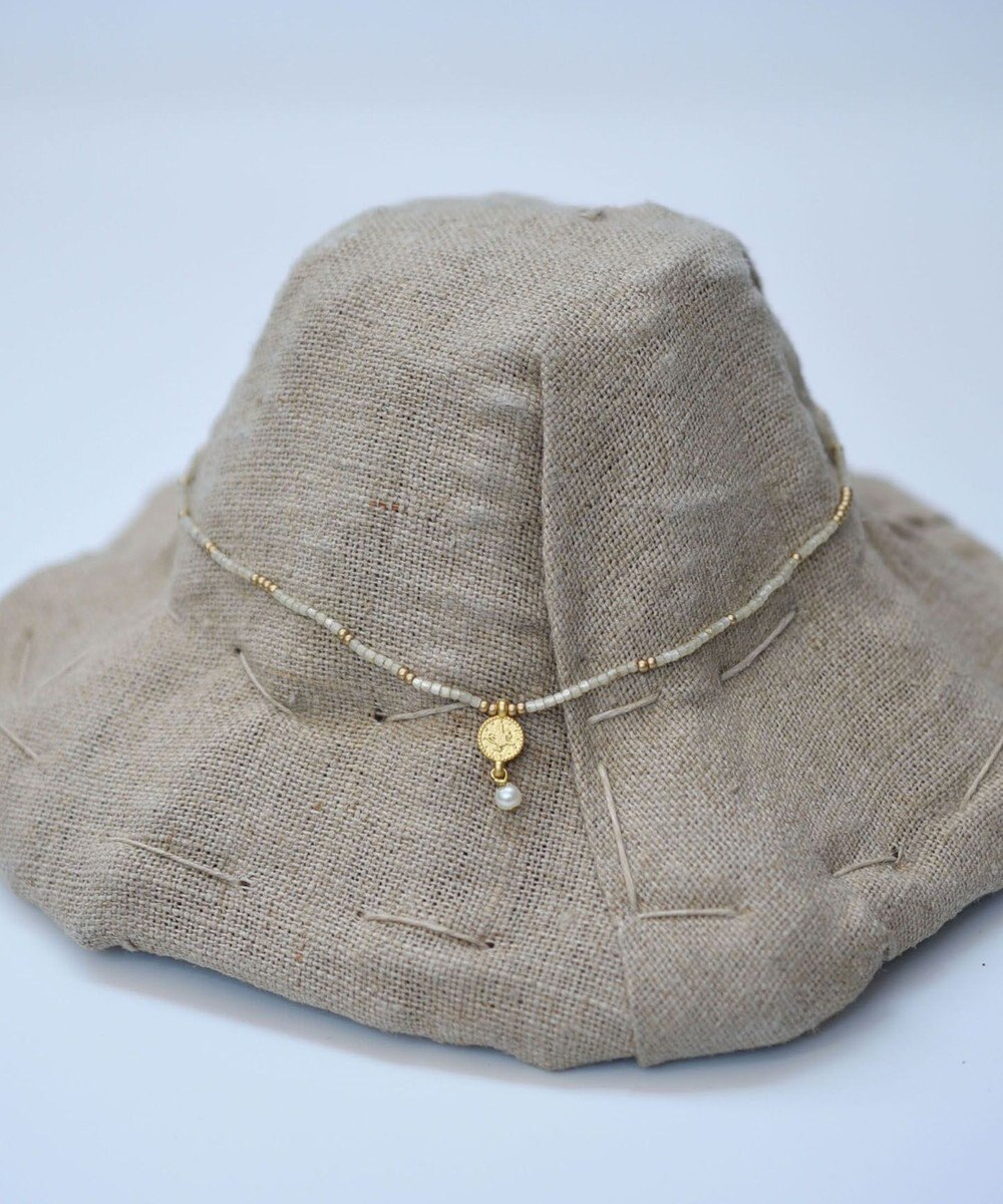 monshiro シルクビーズネックレス 