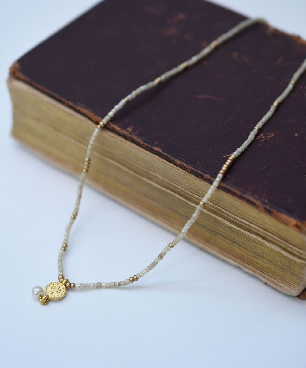 monshiro シルクビーズネックレス 