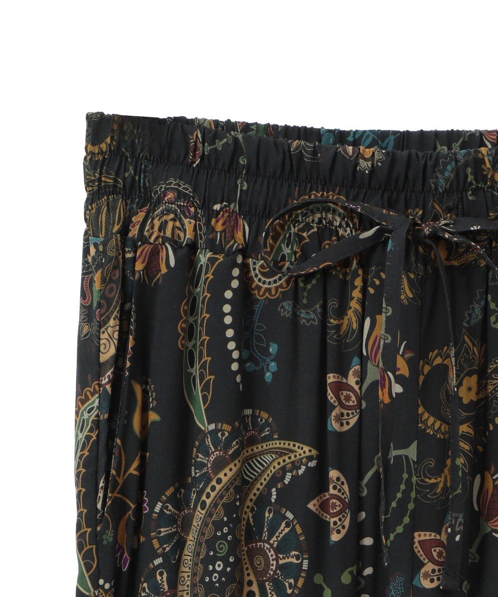 CRAFT STANDARD BOUTIQUE レーヨン総柄ワイドパンツ 