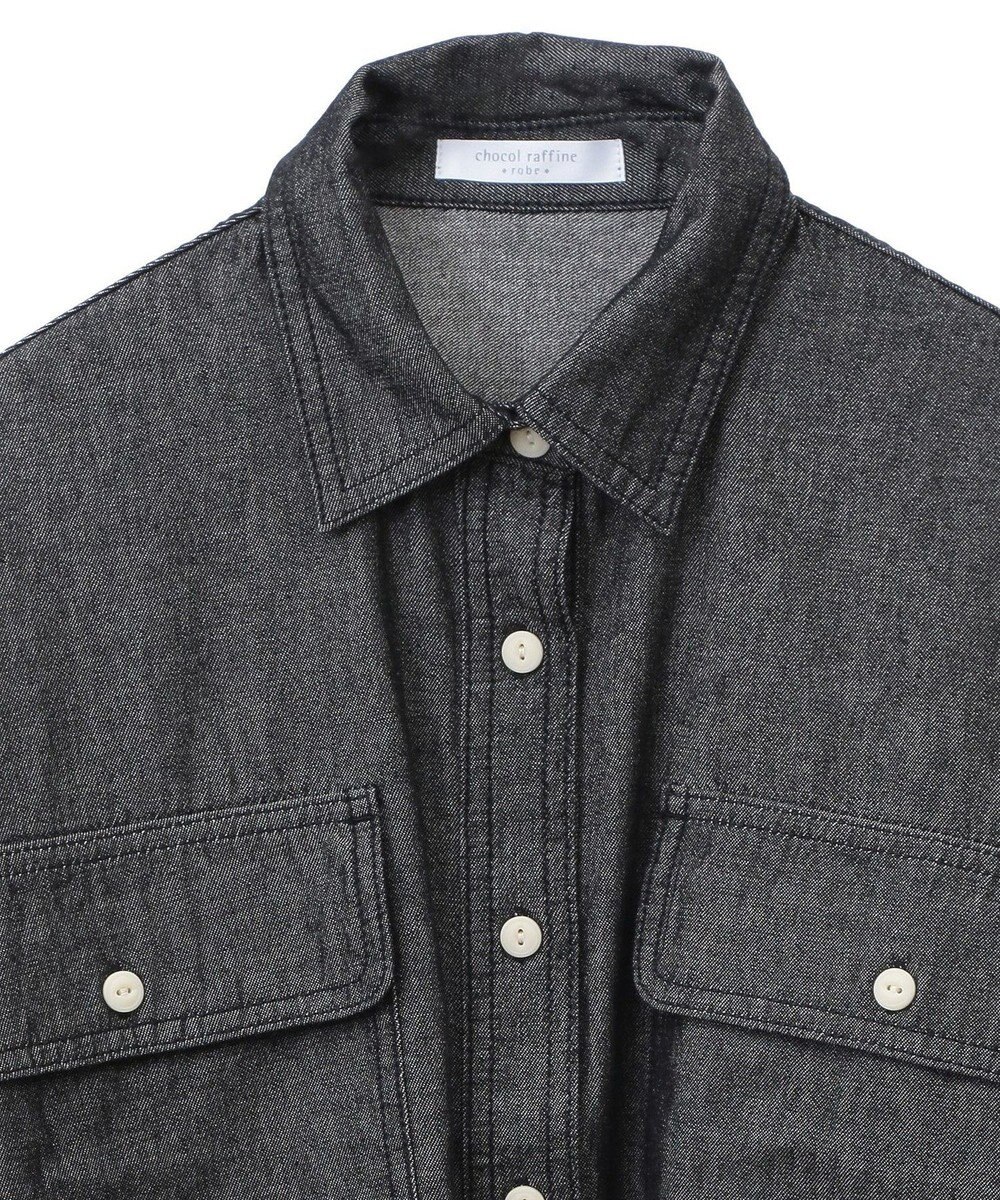 Green Parks デニムＢＩＧシャツ 