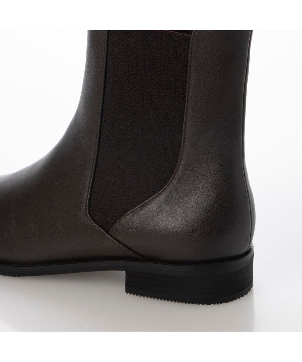 ing <ing>【撥水革】サイドゴアショートブーツ 