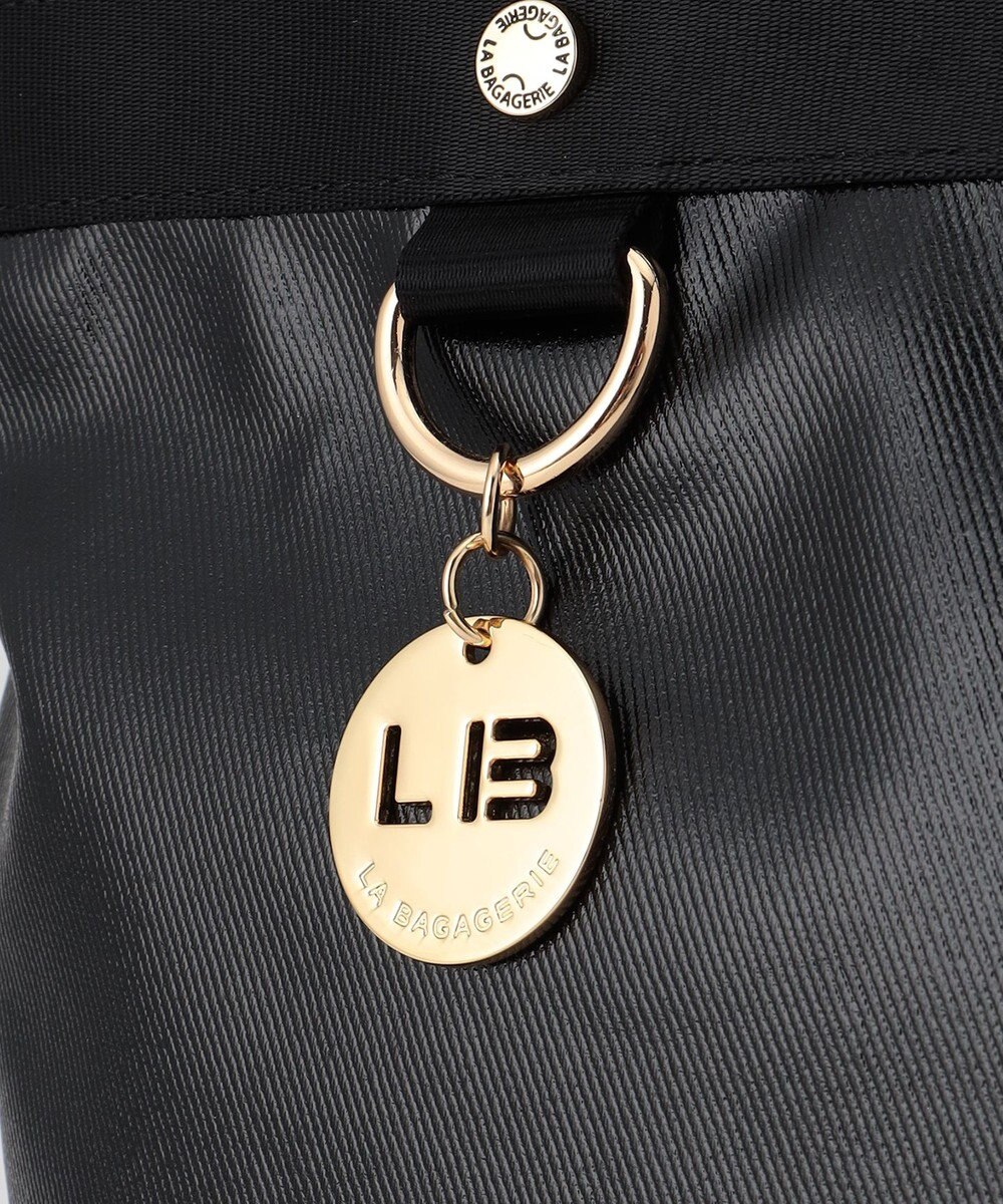 LA BAGAGERIE 【コットン×ポリウレタン】シャイニーミニトート 