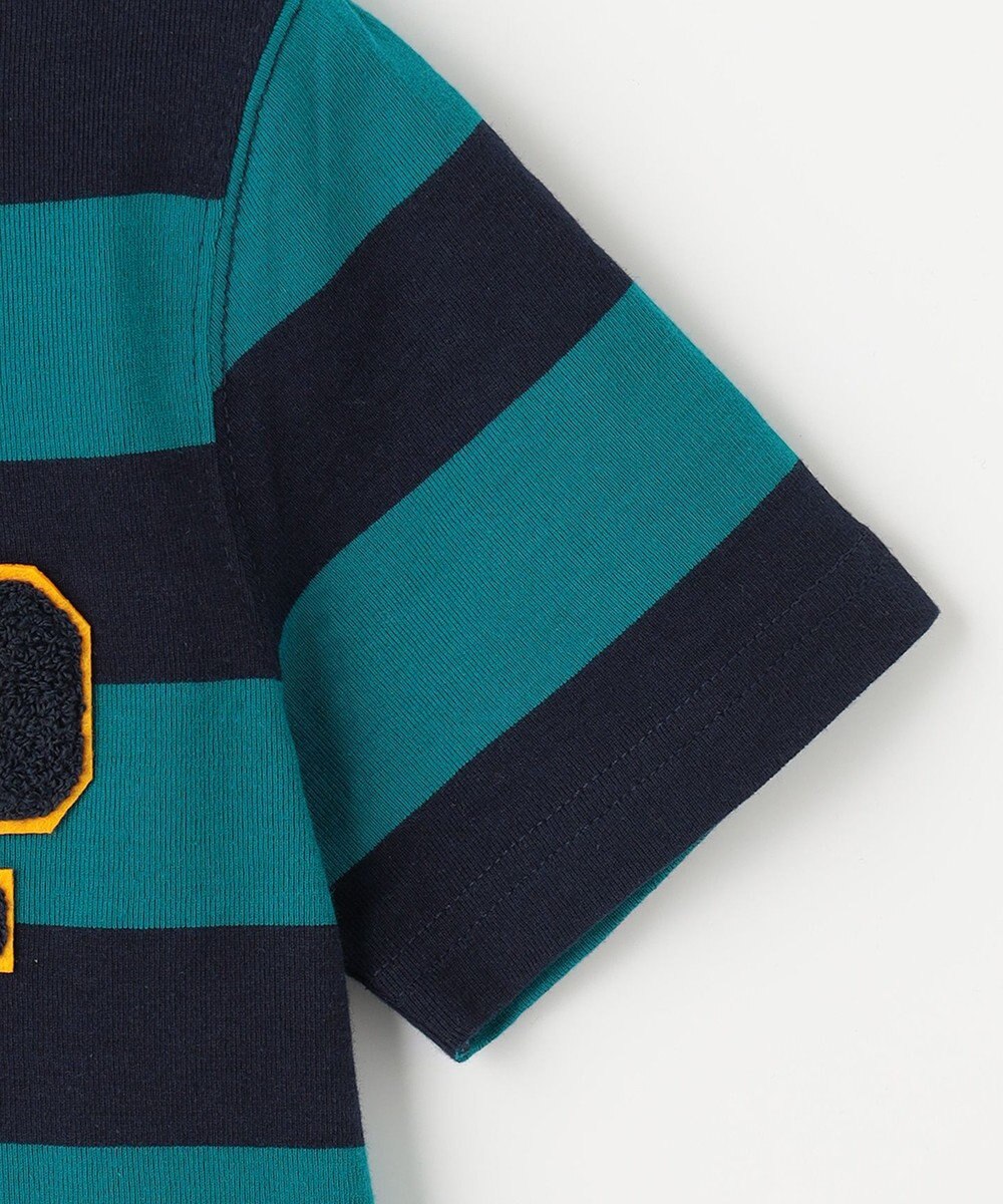 J.PRESS KIDS 【140-170cm】ボーダーJPサガラ刺繍 Ｔシャツ 