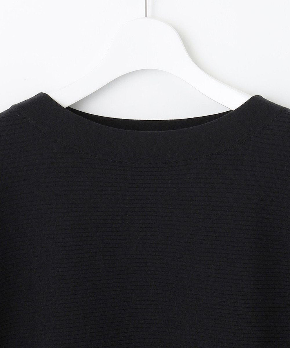 自由区 【洗える/セット可】レーヨンストレッチ ドルマンスリーブニット 