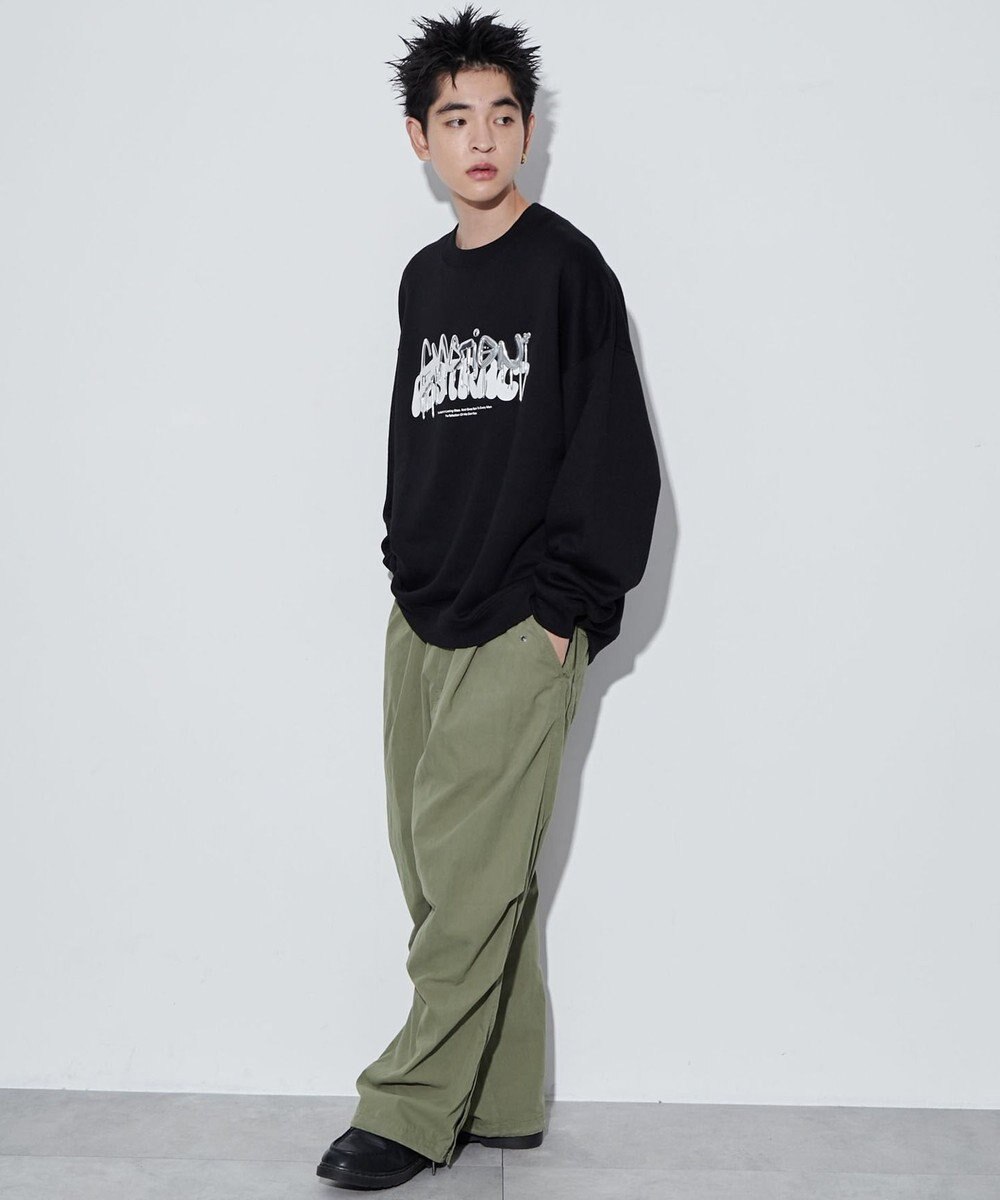 WEGO メタリックロゴプルオーバー 