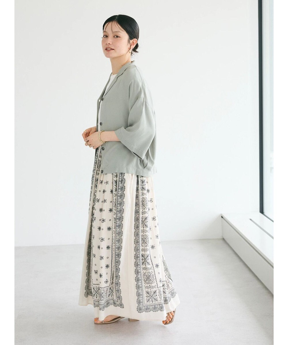 CRAFT STANDARD BOUTIQUE レーヨンワイドシャツ 