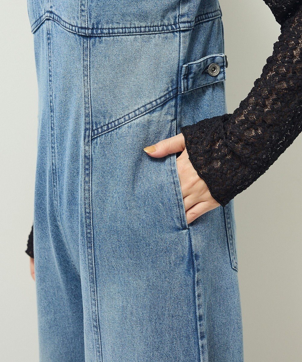 Green Parks ・ＳＵＧＡＲ　ＳＰＯＯＮ　デニムコルセットオールインワン 