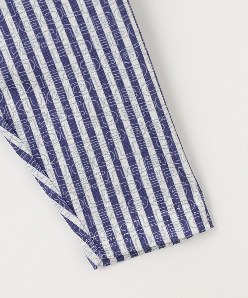 23区GOLF 【MEN/キングサイズ】【吸水速乾/UVカット】ストライプロゴ 長袖シャツ 