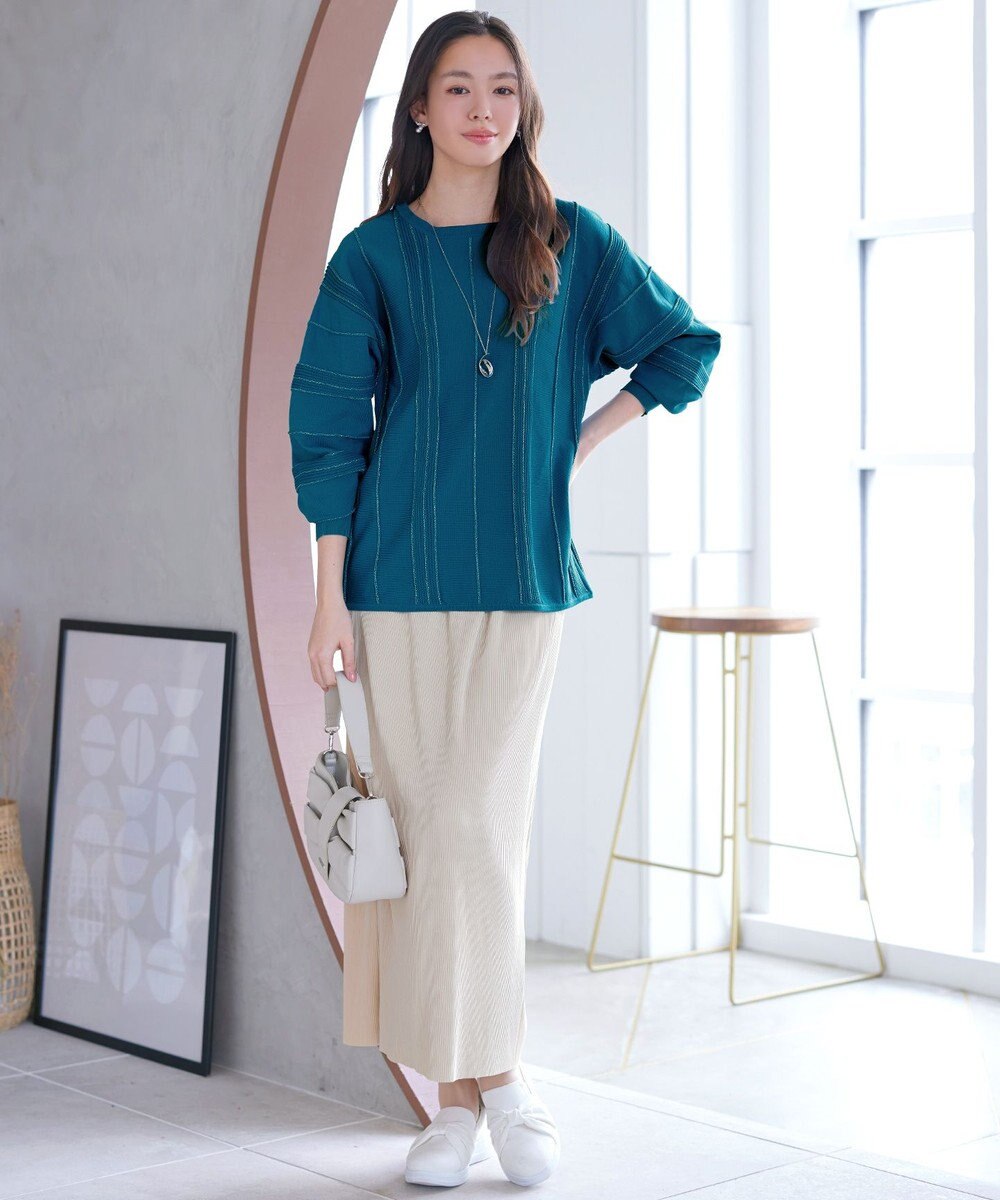 Tiaclasse ラメリブドルマントップス 