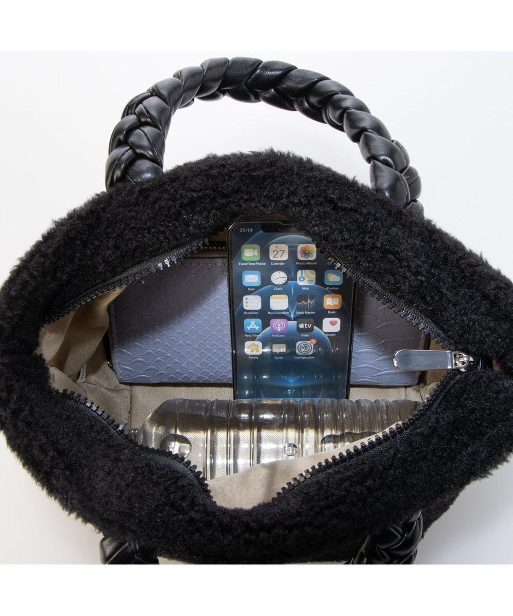 UNBILLION カシュカシュ cachecache / ブレイドハンドルボアミニトート 