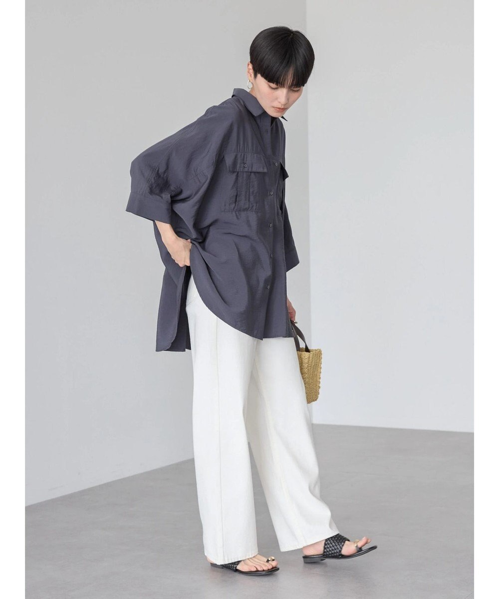 AMERICAN HOLIC 接触冷感Ｗポケットシャツチュニック 