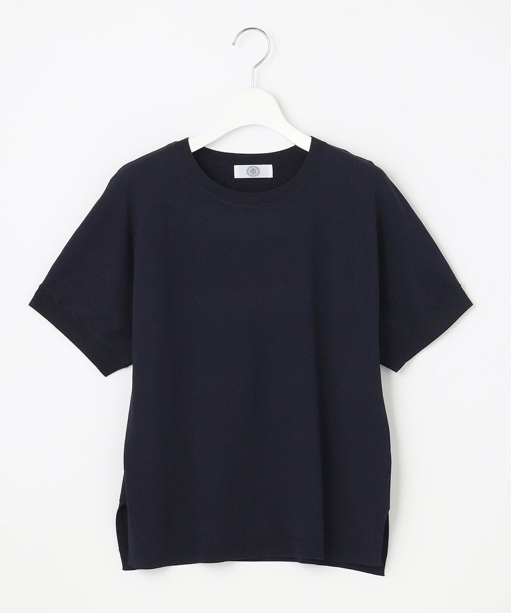 J.PRESS LADIES 【洗える】 レーヨンエリートストレッチ ドルマン ニット Tシャツ 