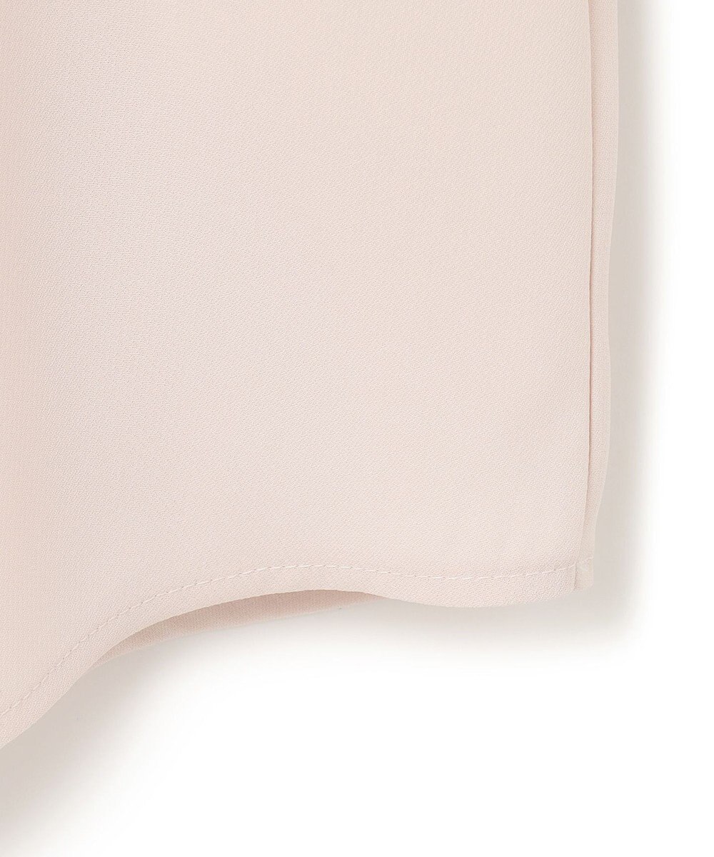 ICB 【人気のため新柄追加・洗える】Back Satin Amunzen キーネック長袖ブラウス 