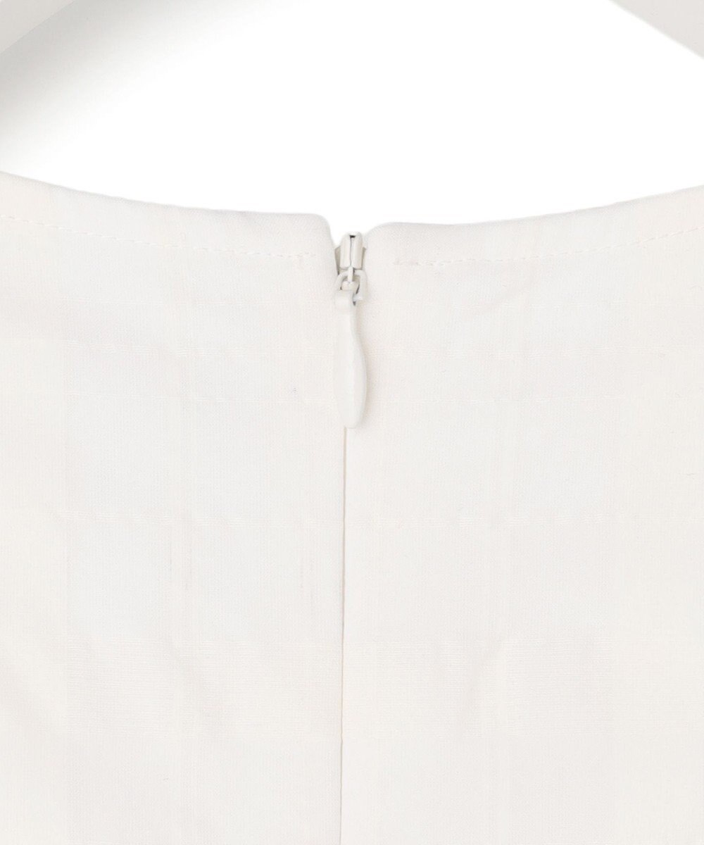 23区 【先行予約】シアーチェックレイヤード フレア Tブラウス 