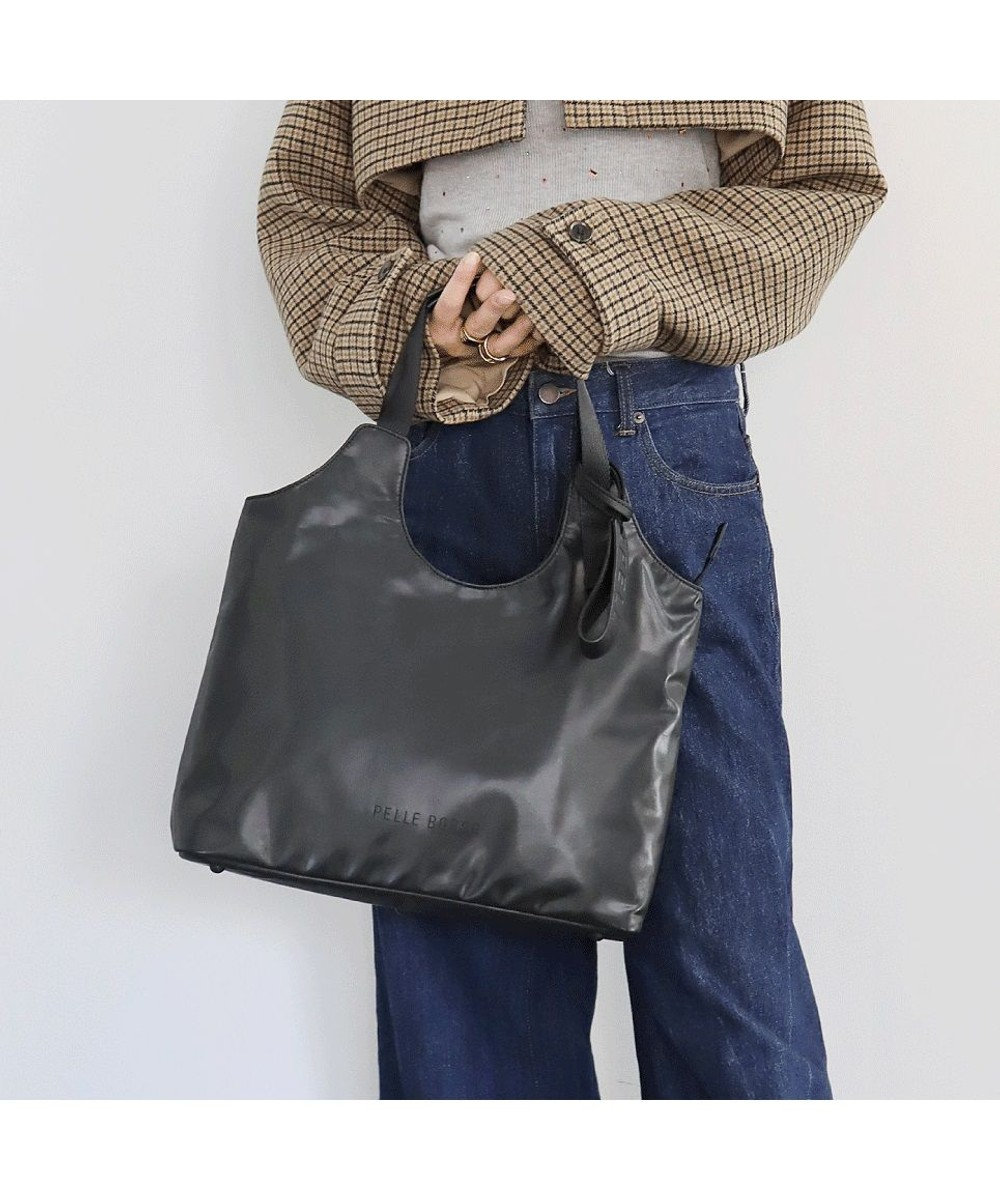 PELLE BORSA A4トート Cheers チアーズ 4699 ブラック