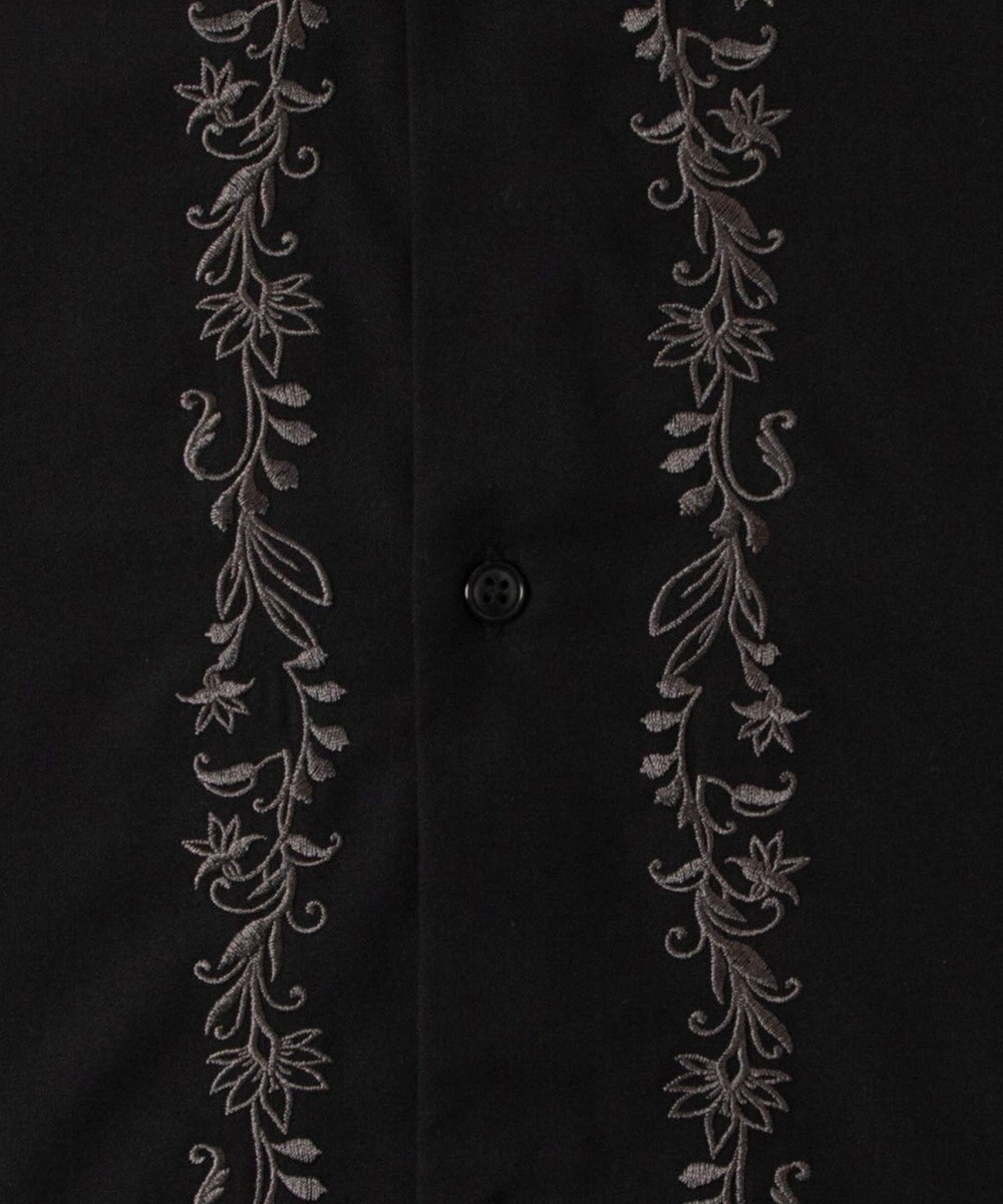 WEGO TRフラワーモチーフシャツ（S） 