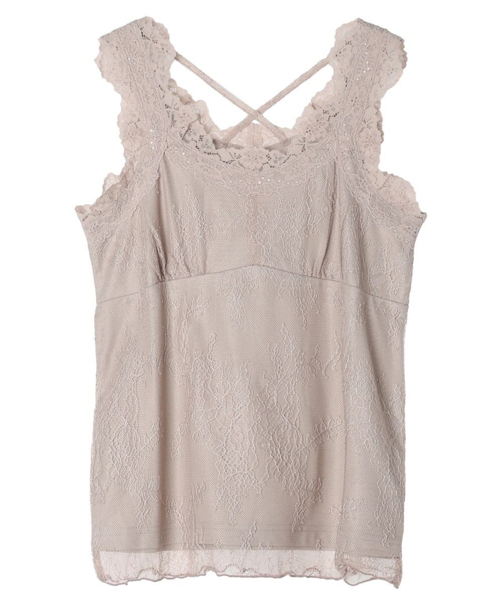 earth music&ecology 総レースキャミソール 