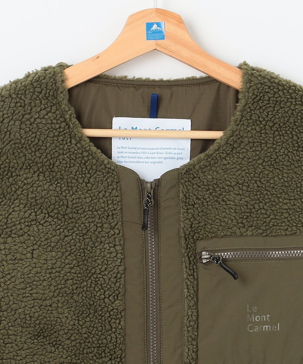 SHARE PARK LADIES 【LADIES】ボアフリースロングカーディガン 