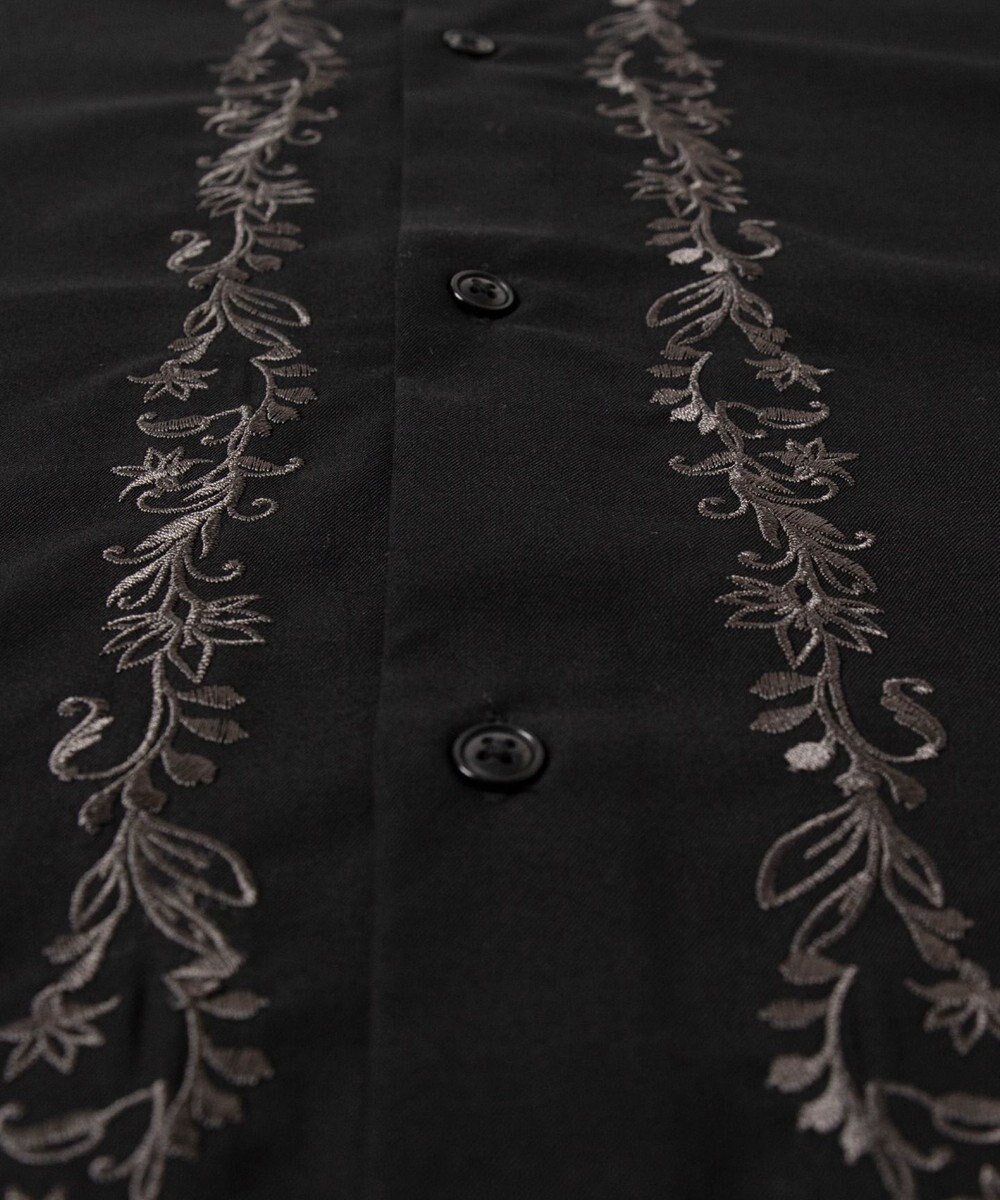 WEGO TRフラワーモチーフシャツ（S） 