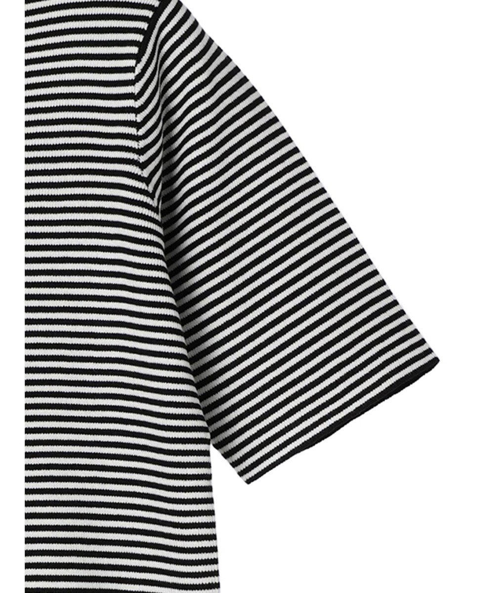 AMERICAN HOLIC ５分袖リブニットプルオーバー 