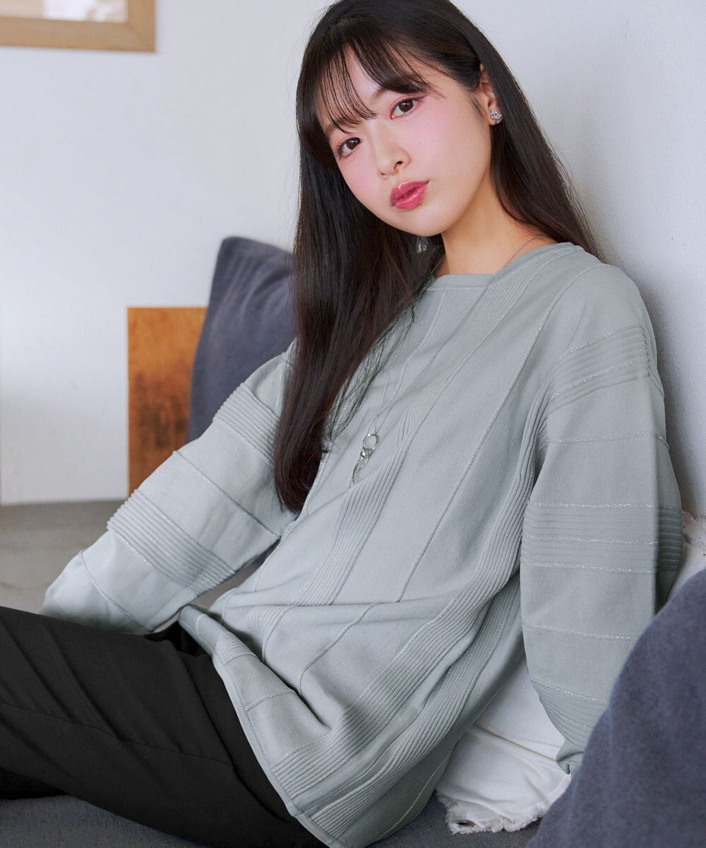 Tiaclasse ラメリブドルマントップス 