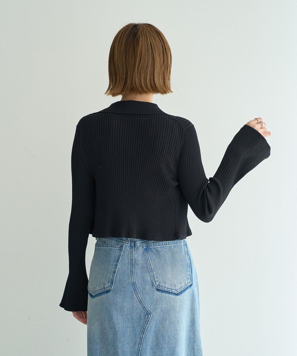 YECCA VECCA 【2点SET】キャミセット襟付きZIPカーディガン 