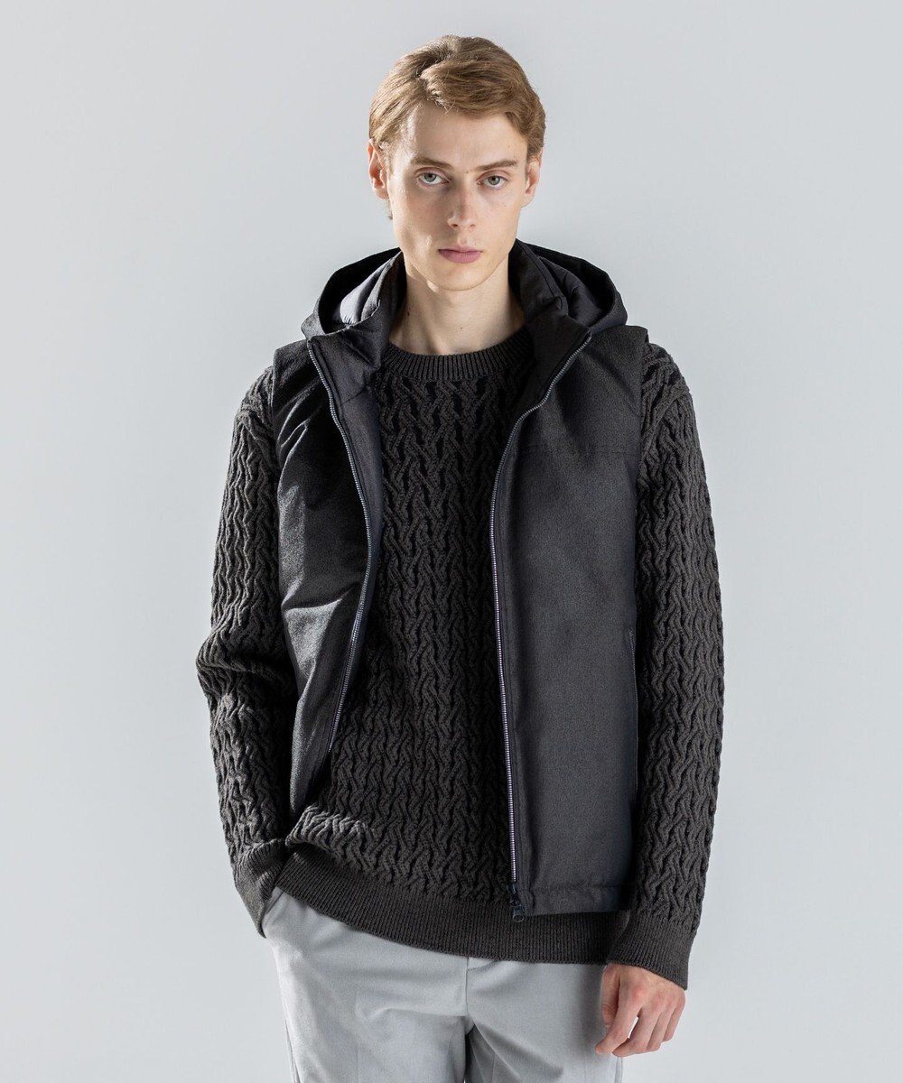 JOSEPH HOMME 【新素材】ライトラスターシャンブレー　ダウンベスト 