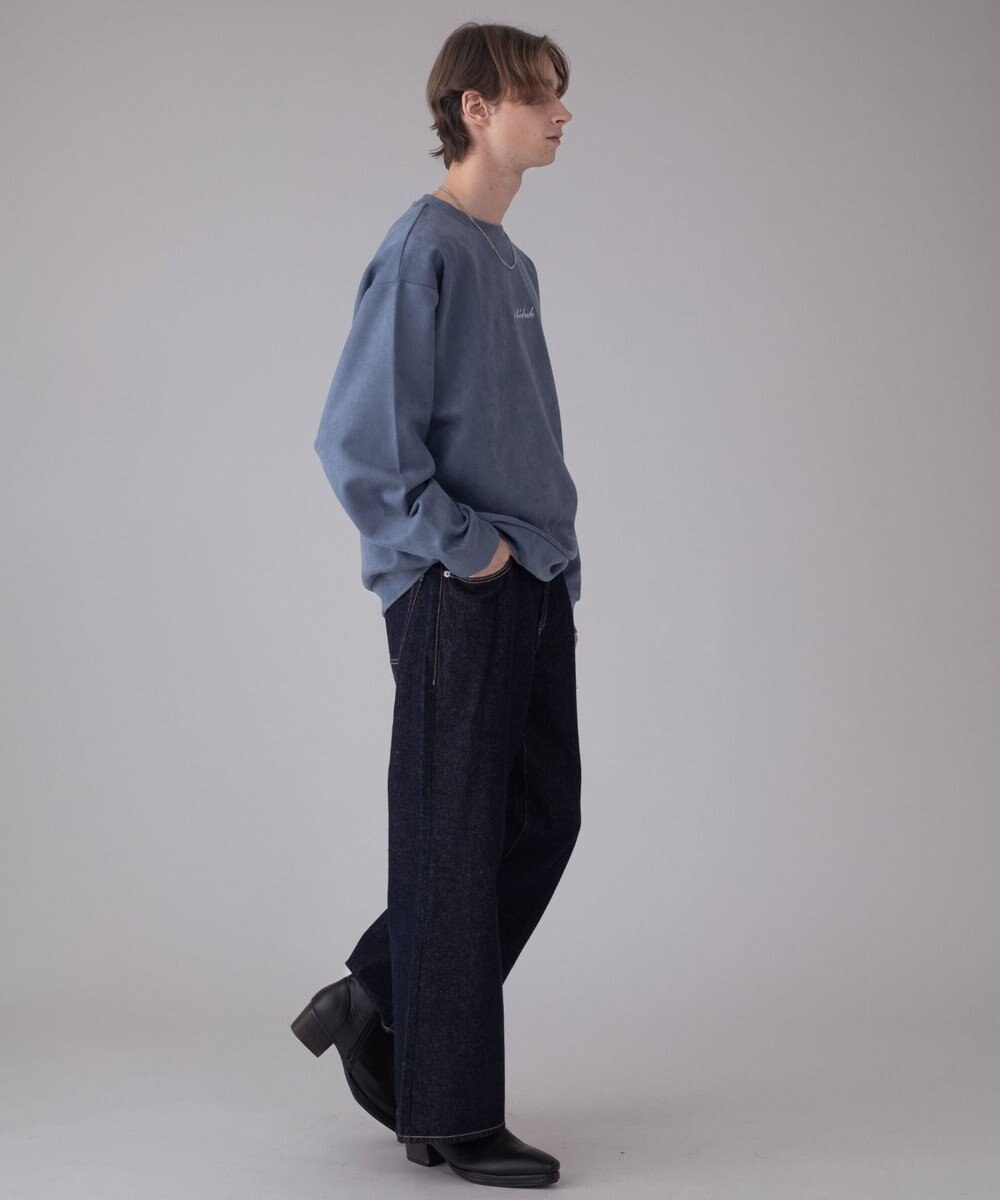 WEGO 【ユニセックス着用ITEM/2点SET/MLサイズ展開】アクセ付きフェイクスウェードプルオーバー 