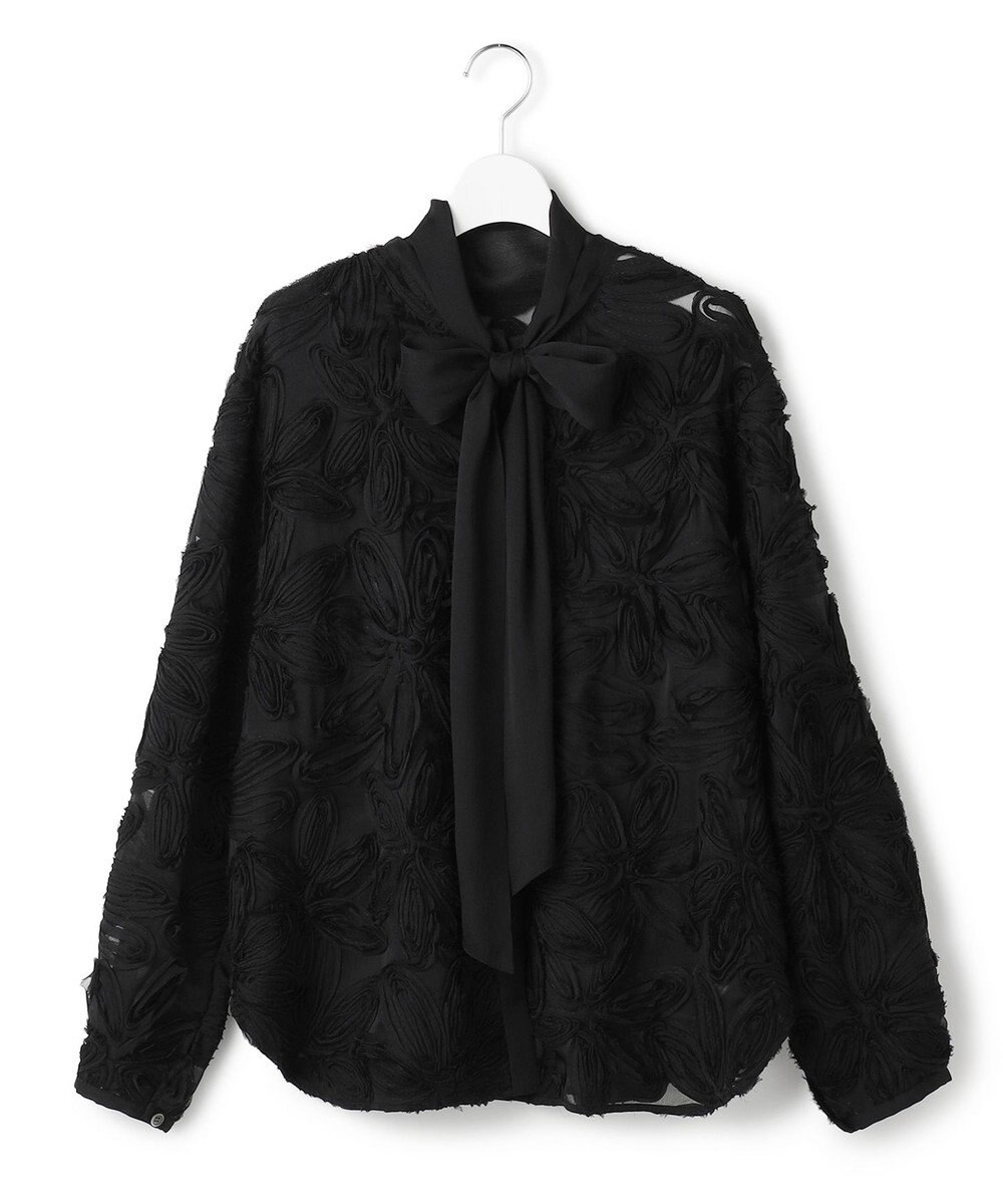 23区 【GOLD LABEL/見上愛さん着用】テープエンブロイダリー ブラウス 