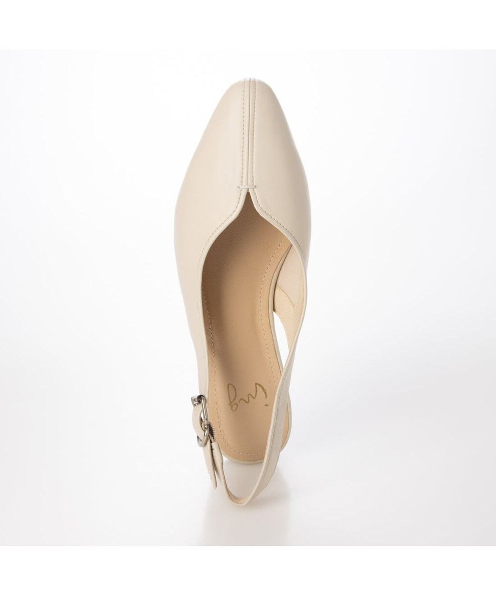 ing <ing>センターシームバックベルトパンプス 