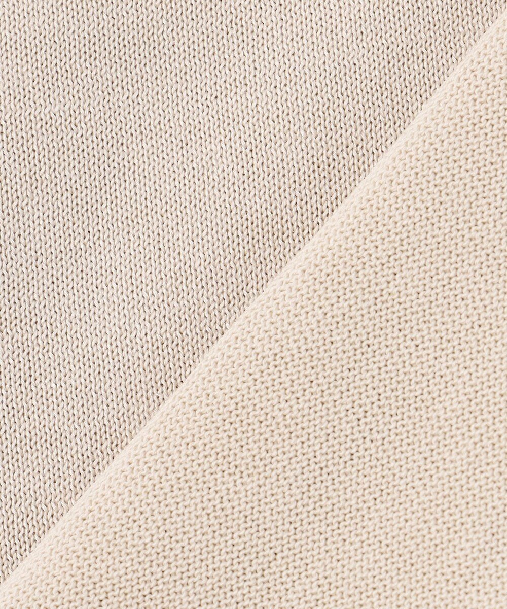 J.PRESS LADIES 【洗える】COTTON POLYESTER ニットポロ 