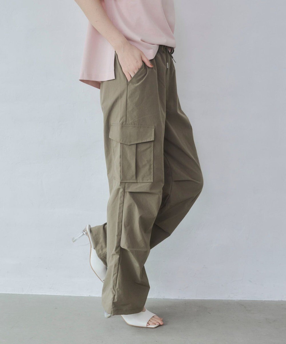WEGO 【ウエストゴム】イージーパラシュートカーゴパンツ 