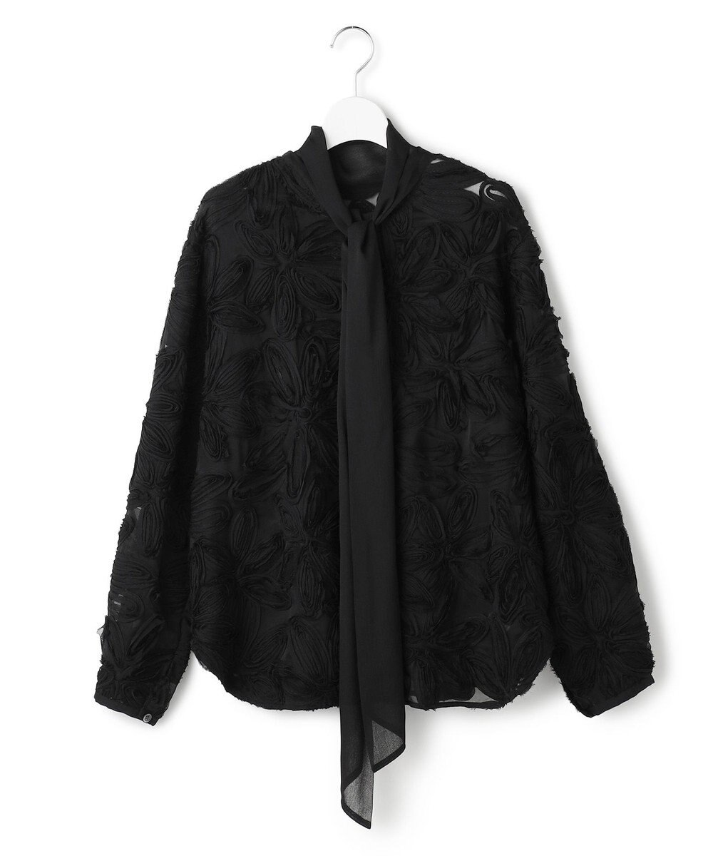 23区 【GOLD LABEL/見上愛さん着用】テープエンブロイダリー ブラウス 