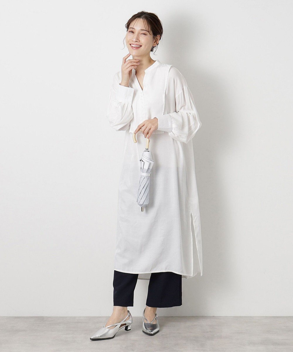 MOONBAT 【晴雨兼用日傘】ランバン コレクション（LANVIN COLLECTION）折りたたみ日傘 グログランリボン 