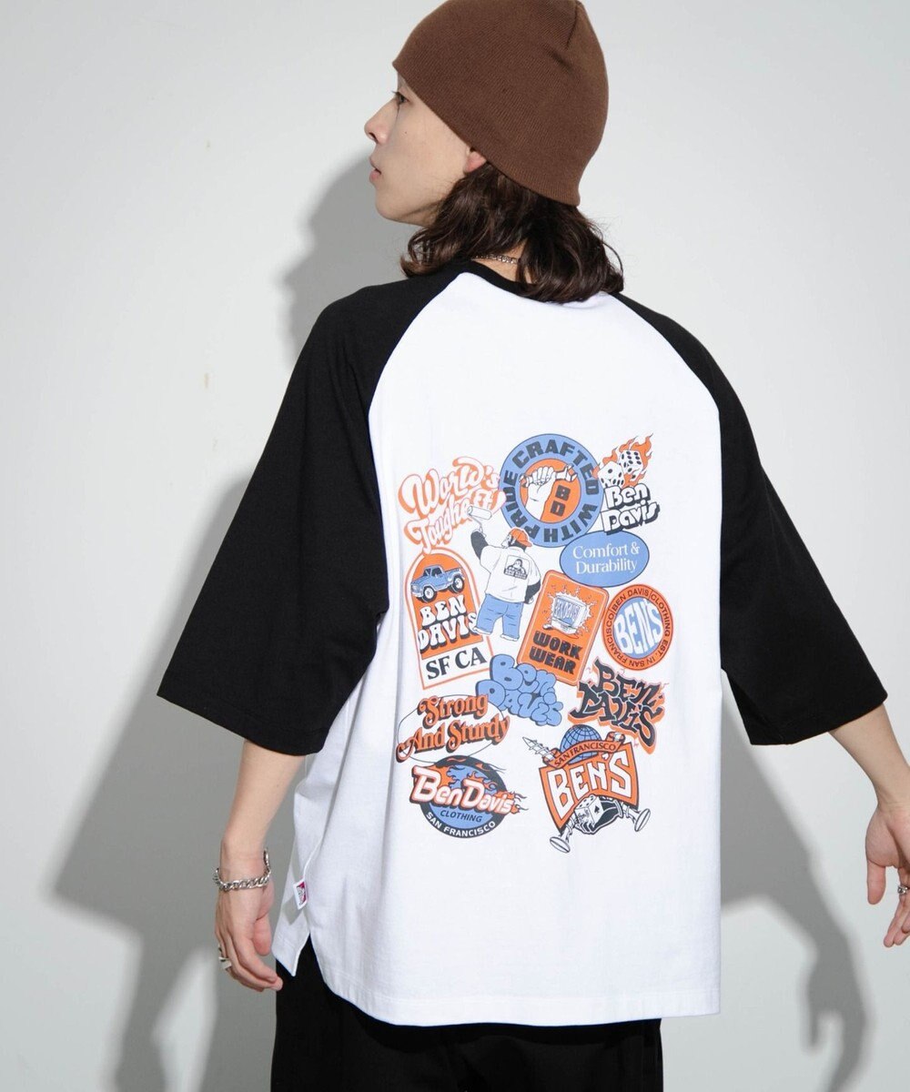 WEGO 【ユニセックス着用ITEM】別注ベンデイビスラグランT 