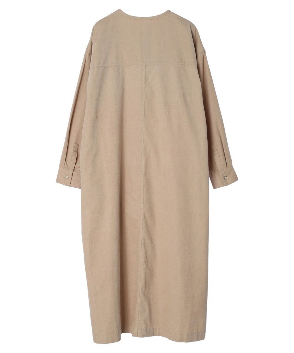 CRAFT STANDARD BOUTIQUE コーデュロイパールドット釦ワンピース 