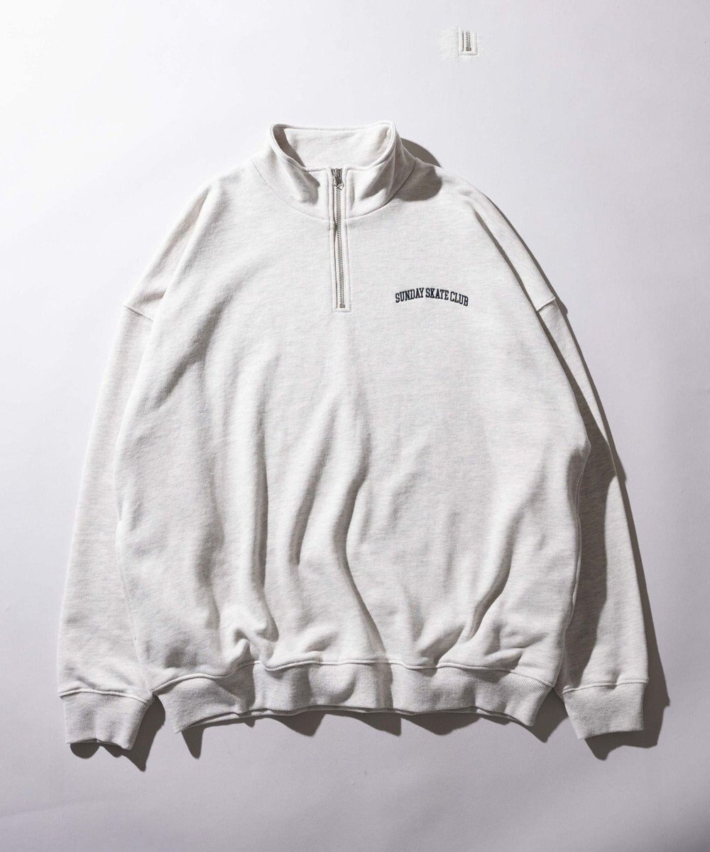 WEGO ヘビーウエイトハーフZIPワンポイントPO 